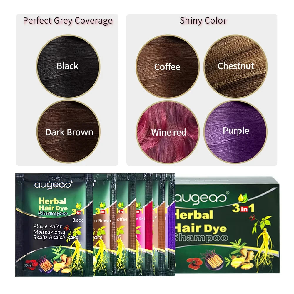Korsana Shampoo Hair Dye Sample